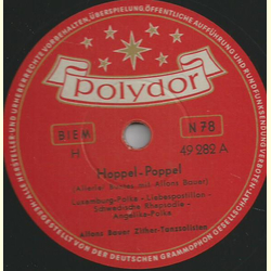 Alfons Bauer Zither-Tanzsolisten - Hoppel-Poppel