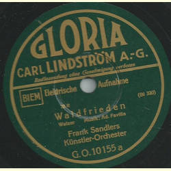Frank Sandlers Knstler-Orchester - Waldfrieden / Mondnacht auf derr Alster
