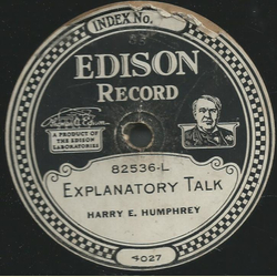 Marie Rappold ans Albert Spalding / Harry E. Humphrey - Ave Maria / Explanatory Talk