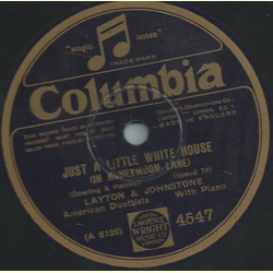 Layton & Johnstone - Me and Jane in a Plane / Just a little white house (in Honeymoon Lane)