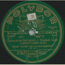 Ernst Arnold m. Lanner-Quartett - Drunten im Hof spielt a...