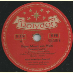Hula-Hawaiian-Quartett - In einem alten Mrchenwald / Roter Mond von Haiti