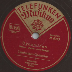 Telefunken Orchester - Flattergeister / Dynamiden