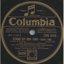 Jack Buchanan - Stand up and sing - Stand up and sing / Stand up and sing - Night time