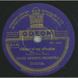 Thore Jederbys Orchestra - Mr. Five by Five / Object of my affection