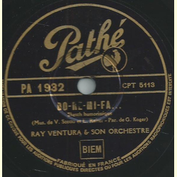 Ray Ventura & son Orchestre - El rancho grande / Do-re-mi-fa...