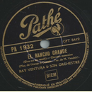 Ray Ventura & son Orchestre - El rancho grande /...