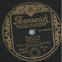 Maurice Winnick and his sweet music - Rosalie / In the Still of the Night