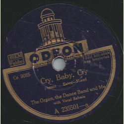 The Organ, the Dance Band and me - Cry, Baby, Cray / Sweet as a song