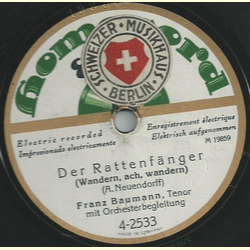 Franz Baumann - Ich hab heut Nacht vom Rhein geträumt / Der Rattenfänger