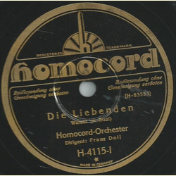 Homocord-Orchester - Die Liebenden / Neapolitanische Nächte