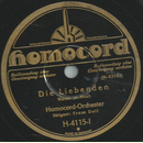 Homocord-Orchester - Die Liebenden / Neapolitanische Nchte
