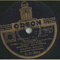 Eugen Wolff - Donkey-Serenade / So verliebt wie heut war...
