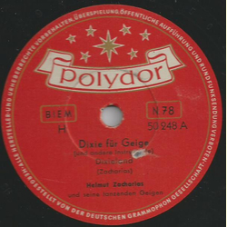 Helmut Zacharias - Dixie für Geige / Der Pfeifer und sein...