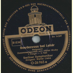 Berliner Symphoniker - Rendezvous bei Lehr  Potpurri Teil I /  Rendezvous bei Lehr  Potpurri Teil II