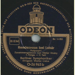 Berliner Symphoniker - Rendezvous bei Lehár  Potpurri Teil I /  Rendezvous bei Lehár  Potpurri Teil II