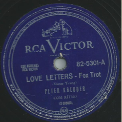 Peter Kreuder - Love Letters / Venganza