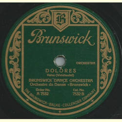 Brunswick Dance Orchestra - Frhlingskinder / Dolores