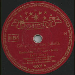 Ren� Carol - Gib acht, sch�ne Julietta / In der Taverne...