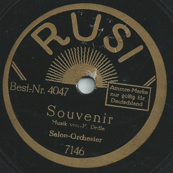 Salon-Orchester - Die Schmiede im Walde / Souvenir