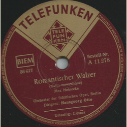 Orchester der Städtischen Oper, Berlin - Romantischer Walzer / Espana