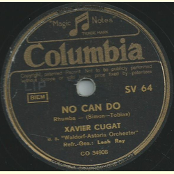 Xavier Cugat und sein Waldorf-Astoria  Orchester,...