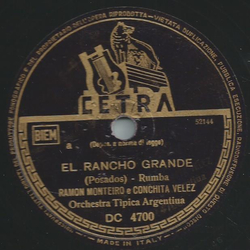 Ramon Monteirq e Conchita Velez / Aldo Dona - El Rancho Grande / La danse du spirou