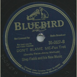 Tony Pastor and his Orch. / Shep Fields and his New Music -  Dance with a dolly / Dont blame me
