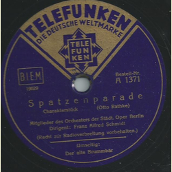 Mitglieder des Orchesters der Stdtischen Oper Berlin,...