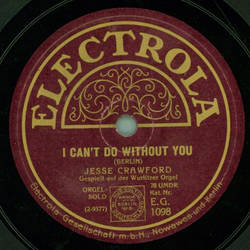 Jesse Crawford - The Dance of the blue Danube / I cant do without you