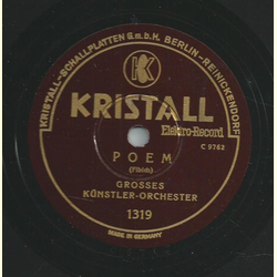 Grosses Knstler-Orchester - Souvenir / Poem