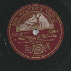 Duke Ellington and his Famous Orchestra - Swing Music 1940 Series - No. 396: A Portrait of Bert Williams /  Swing Music 1940 Series - No. 396: A Portrait of Bert Williams