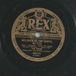 Len Green - Melodies of the month, No. R.28