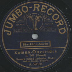 Grosses Jumbo-Orchester - Zampa Ouvertüre