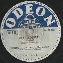 Heinz Munsonius, Harmonika, mit seinen Solisten - Ruggediguh / Wenn die Geige singt