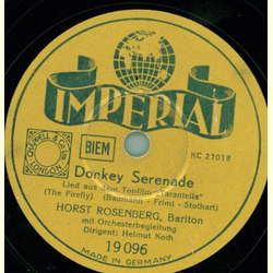 Horst Rosenberg - Donkey Serenade / Heimweh nach Virginia