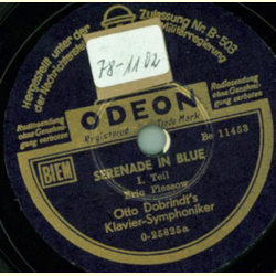 Otto Dobrindts Klavier-Symphoniker - Serenade in Blue
