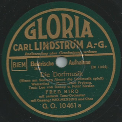 Luigi Bernauer u. Chor / Max Mensing u. Chor - Die Dorfmusik / Meier-Foxtrott