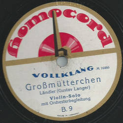 Violin-Solo,Orch. - Gromtterchen / Grovterchen