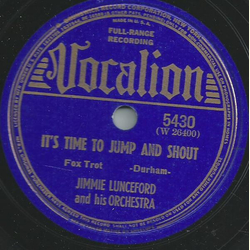Jimmie Lunceford and his Orchestra - Pretty Eyes  / Its time to jump and shout