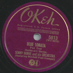 Sonny Burke and his Orchestra - Jimmie meets the count / Blue Sonata 