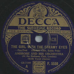 Ambrose and his Orchestra - The Girl with the dreamy eyes / In the merry month of may