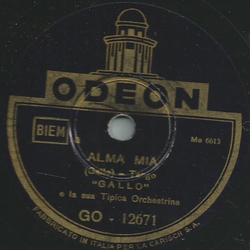 Gallo e la sua Tipica Orchestrina - Alma Mia / Giocando
