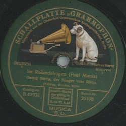 Georg Maria - Im Rolandsbogen / Zu Rüdesheim in der...