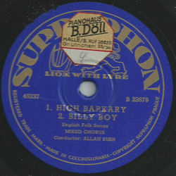 Alan Bush / Viktor MBobo - a) High Barkary b)  Billy Boy / a) Sit and wa sam  b) Iquaqua c)Madlamini