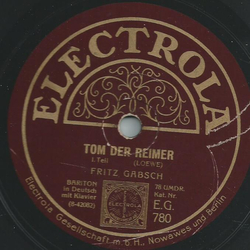 Fritz Gabsch - Tom der Reimer
