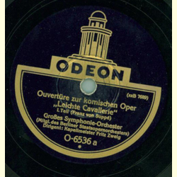Groes Symphonie-Orchester, Fritz Zweig - Ouvertre zur komischen Oper Leichte Cavallerie