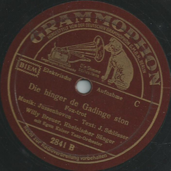 Willy Breuer - Kornblumenblau / Die hinger de Gandinge ston