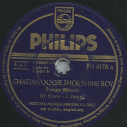 Hotcha Mundharmonika-Trio - Chattanoogie Shoe Shine Boy / Honeysuckle Rose