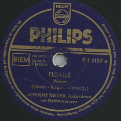 Johnny Meyer, Akkordeon - Pigalle / Valse unique